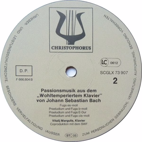 Christophorus SCGLX 73 907 - Vitaly Margulis, Johann Sebastian B - Image 5