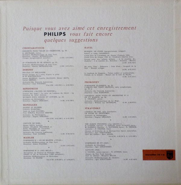 Philips L01.210L - Igor Stravinsky, Charles-Ferdinand Ramuz, Bro - Image 5