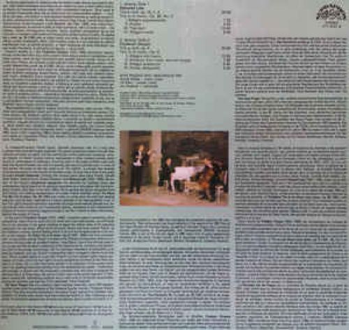 Supraphon 1111 4107 - Frédéric Chopin, Édouard Lalo, Pražské Tri - Image 2