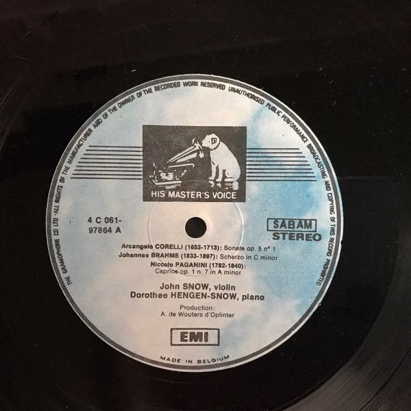 His Master's Voice 4 C 061-97864 - John Snow (6), Dorothee Henge - Image 3
