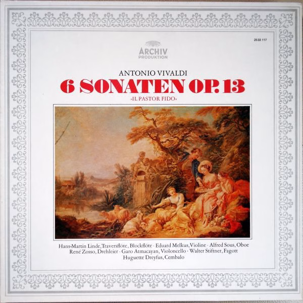 Archiv Produktion 2533 117 - Antonio Vivaldi - 6 Sonaten Op. 13