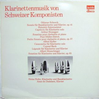 Jecklin-Disco Disco 556 - Heinz Hofer (3), Anne de Dadelsen - Kl