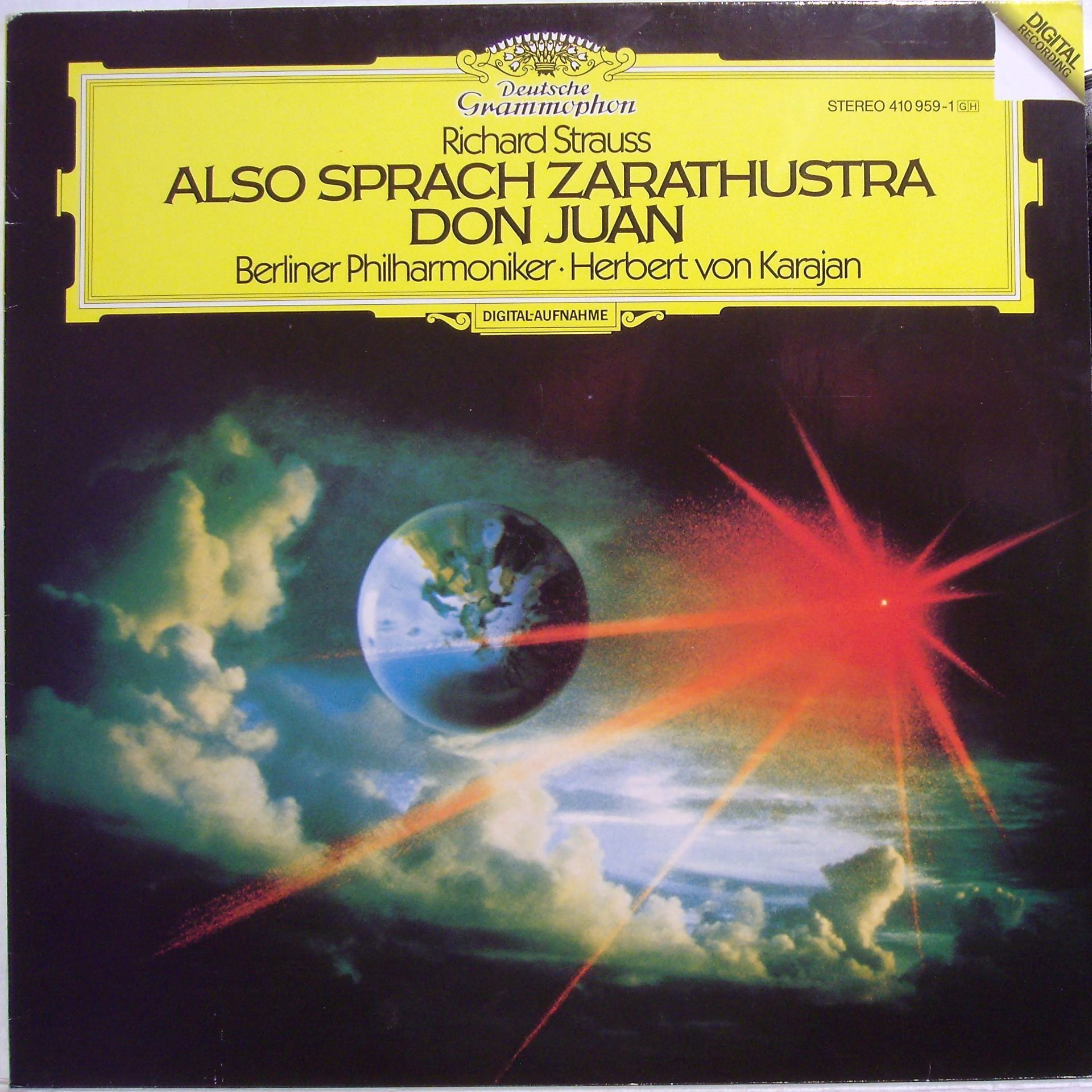 Deutsche Grammophon 410 959-1 - Richard Strauss, Herbert Von Kar