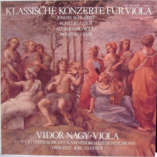 Carus FSM 63 109 - Joseph Schubert, Alessandro Rolla, Vidor Nagy