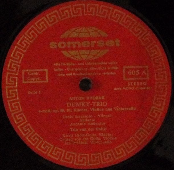Somerset 605 - Antonín Dvořák, Joseph Haydn, Trio von der Goltz - Image 3