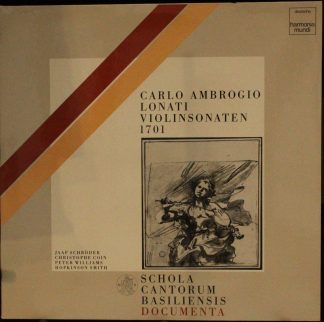 Deutsche Harmonia Mundi 1C 065-99 760 - Carlo Ambrogio Lonati, J