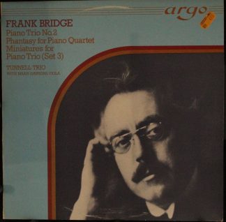 Argo ZK 40 - Frank Bridge, Tunnell Trio, Brian Hawkins - Piano T