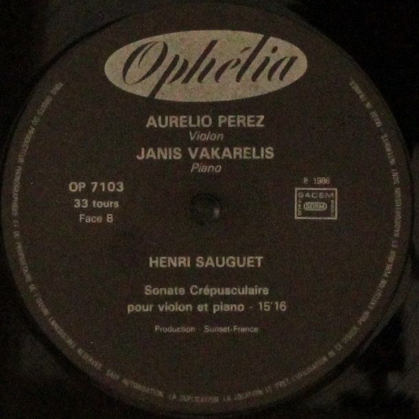 Ophélia (2) OP 7103 - Francis Poulenc, Henri Sauguet - Sonate Po - Image 4