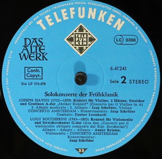 Telefunken 6.41241 - Johann Nepomuk Hummel, Joseph Haydn, Luigi - Image 6