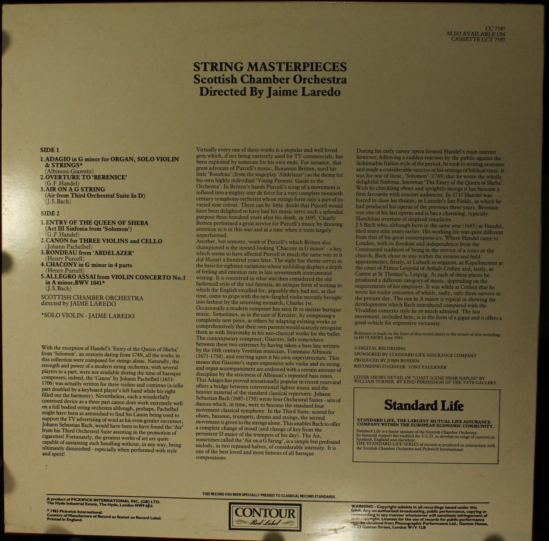 Contour Red Label CC 7597 - Scottish Chamber Orchestra, Jaime La - Image 2