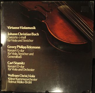 Schwann Musica Mundi VMS 2060 - Johann Christian Bach, Georg Phi