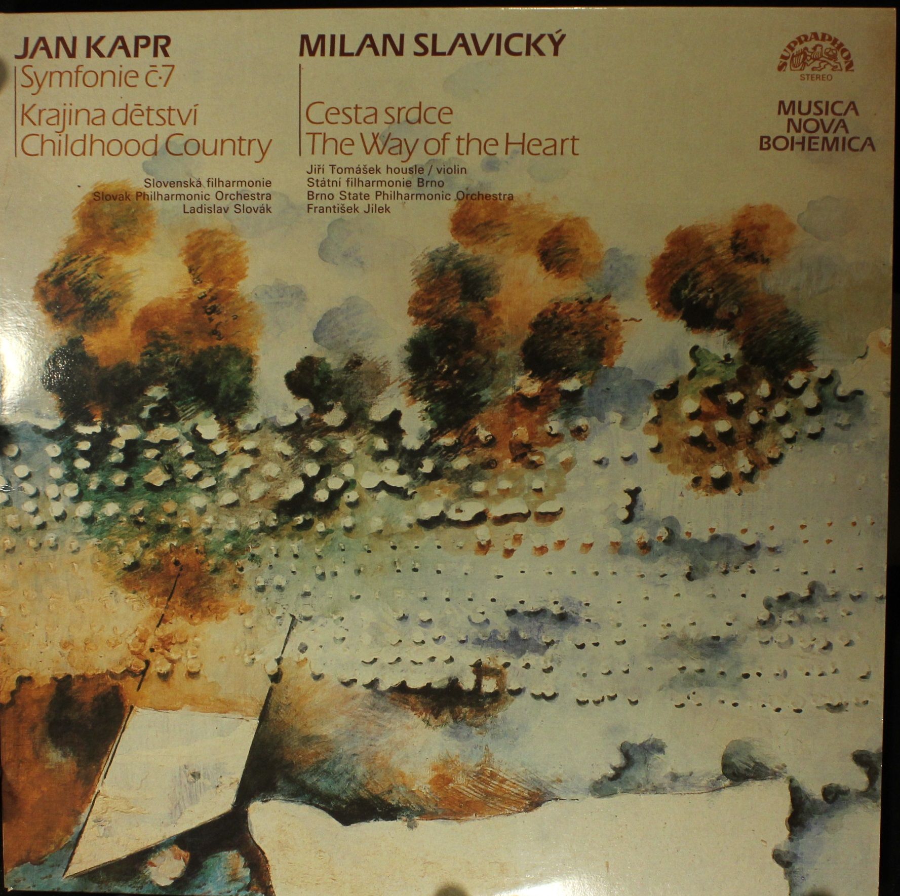 Supraphon 1110 3398 - Jan Kapr, Milan Slavický, Slovak Philharmo