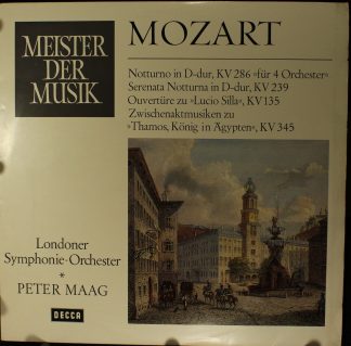 DECCA SMD 1097 - Wolfgang Amadeus Mozart, Peter Maag, London Sym