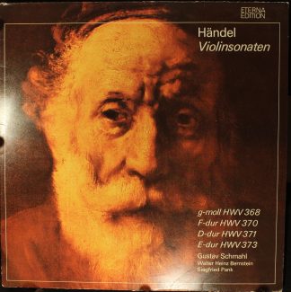 Eterna 8 27 831 - Georg Friedrich Händel, Gustav Schmahl, Siegfr
