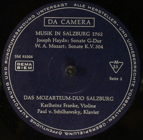 Da Camera SM 93306 - Mozarteum-Duo Salzburg - Musik In Salzburg - Image 4