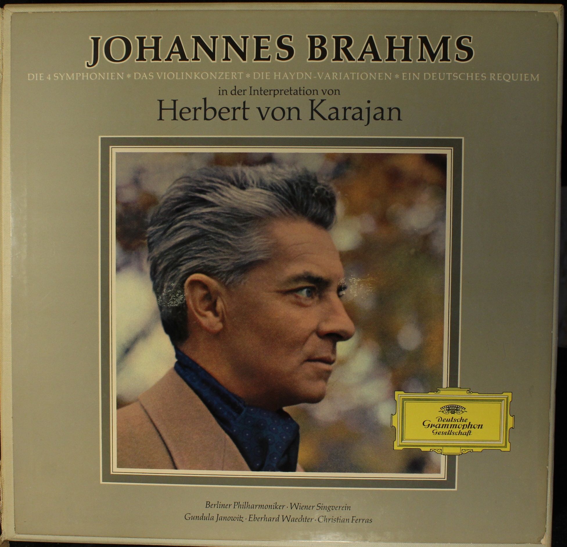 Deutsche Grammophon SKL 133/139 - Johannes Brahms, Herbert von K