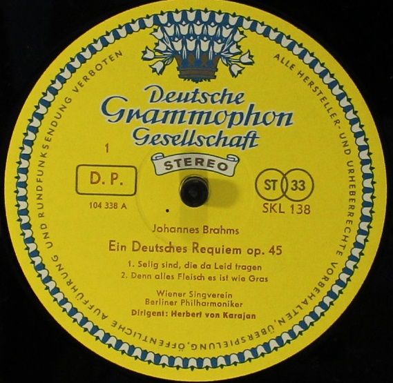 Deutsche Grammophon SKL 133/139 - Johannes Brahms, Herbert von K - Image 14