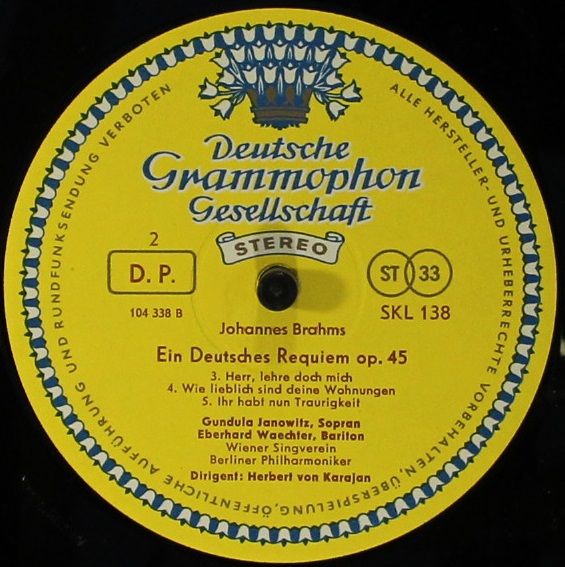 Deutsche Grammophon SKL 133/139 - Johannes Brahms, Herbert von K - Image 15