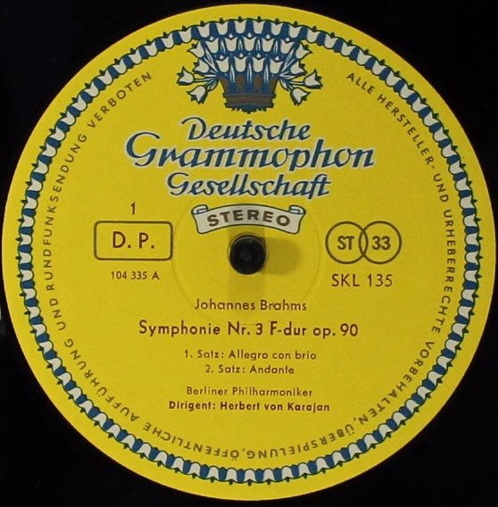 Deutsche Grammophon SKL 133/139 - Johannes Brahms, Herbert von K - Image 8