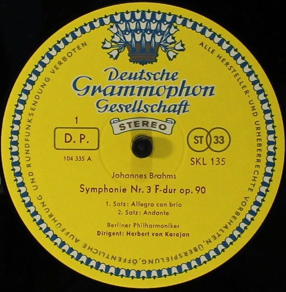Deutsche Grammophon SKL 133/139 - Johannes Brahms, Herbert von K - Image 8