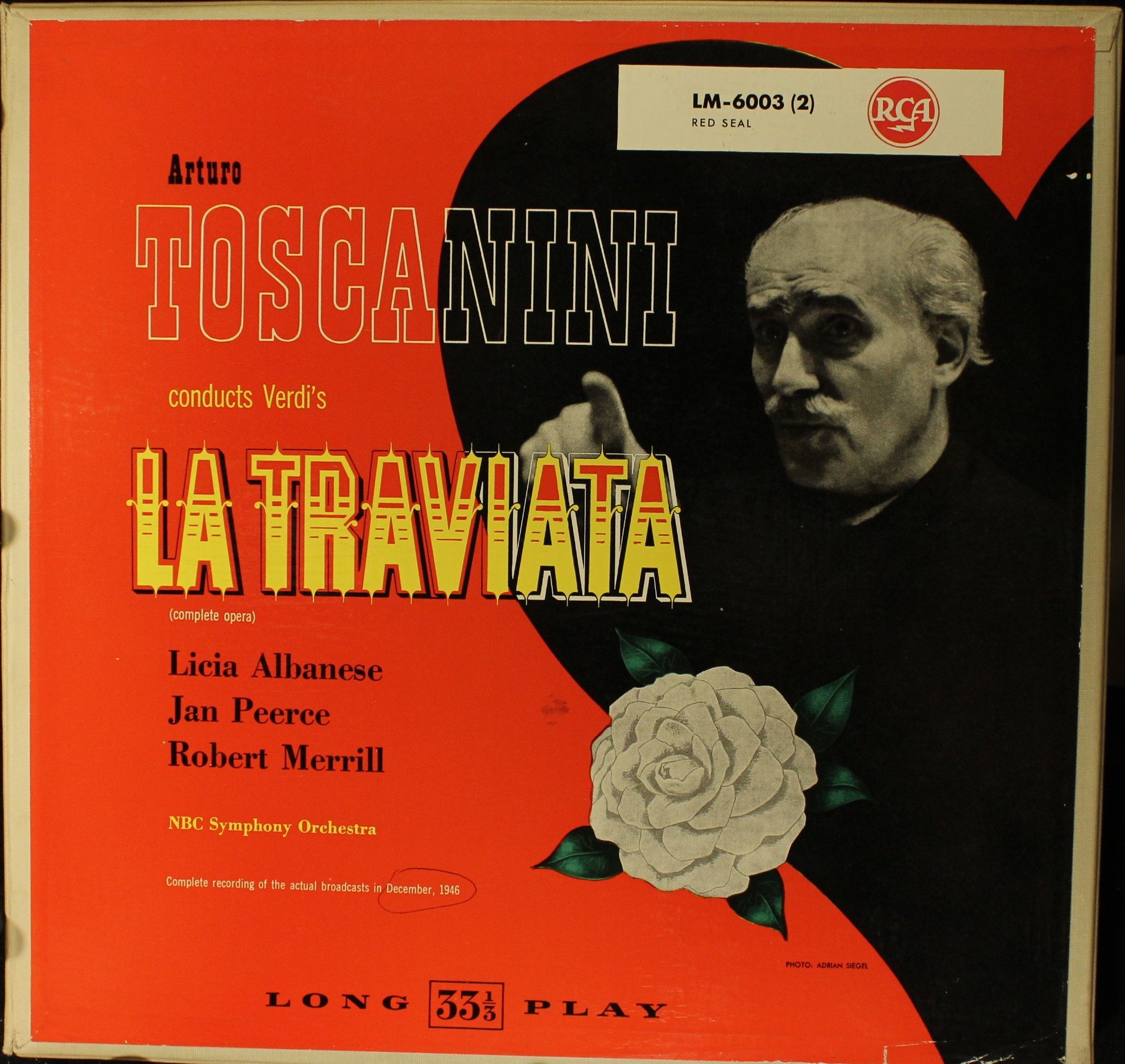 RCA LM 6003 (2) - Giuseppe Verdi, Arturo Toscanini, Licia Albane
