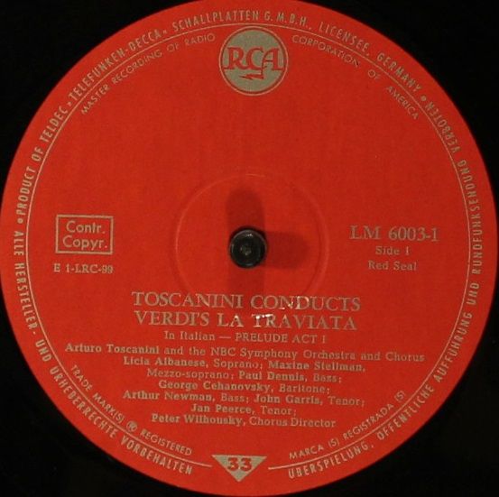 RCA LM 6003 (2) - Giuseppe Verdi, Arturo Toscanini, Licia Albane - Image 7