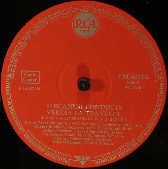 RCA LM 6003 (2) - Giuseppe Verdi, Arturo Toscanini, Licia Albane - Image 5