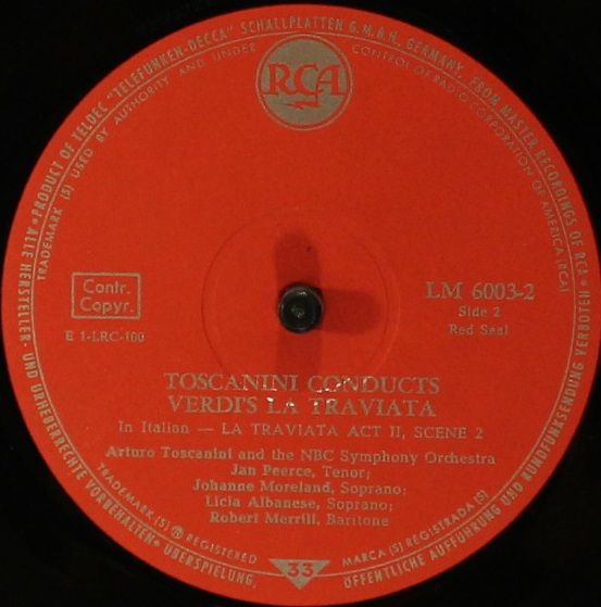 RCA LM 6003 (2) - Giuseppe Verdi, Arturo Toscanini, Licia Albane - Image 6