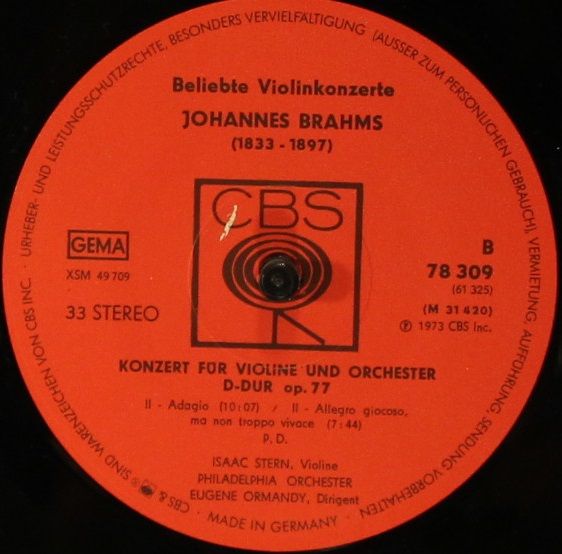 CBS 78309 - Various - Beliebte Violinkonzerte - Image 9