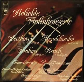 CBS 78309 - Various - Beliebte Violinkonzerte