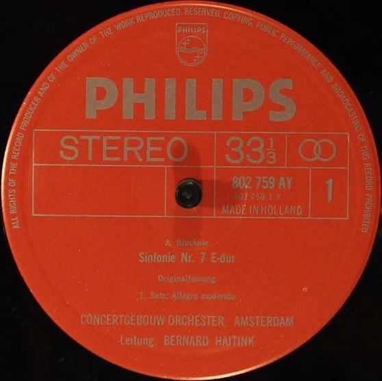 Philips 802 759/60 - Anton Bruckner, Groot Omroepkoor, Concertge - Image 4