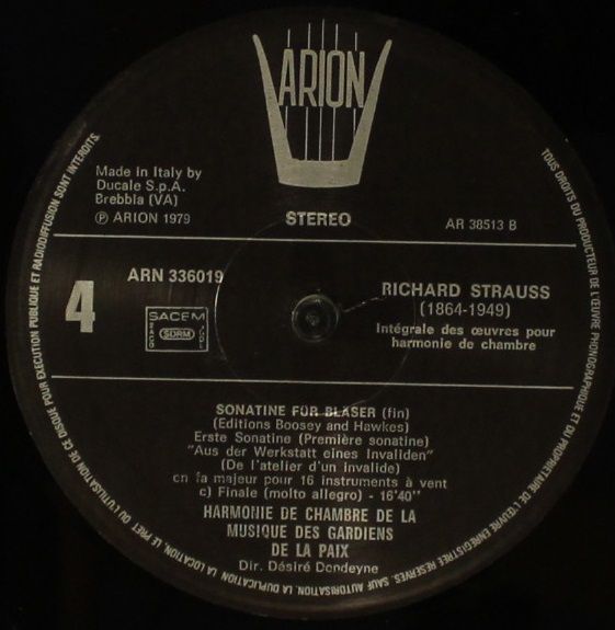 ARION ARN 336019 - Richard Strauss - Intégrale Des Oeuvres Pour - Image 5