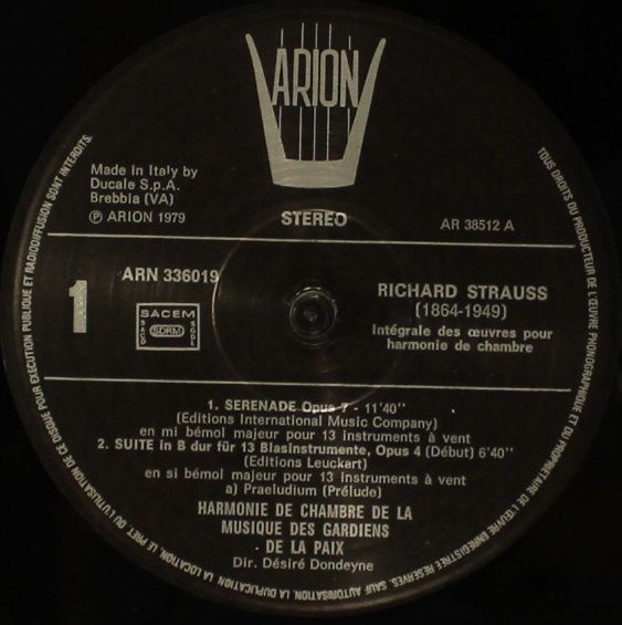 ARION ARN 336019 - Richard Strauss - Intégrale Des Oeuvres Pour - Image 9