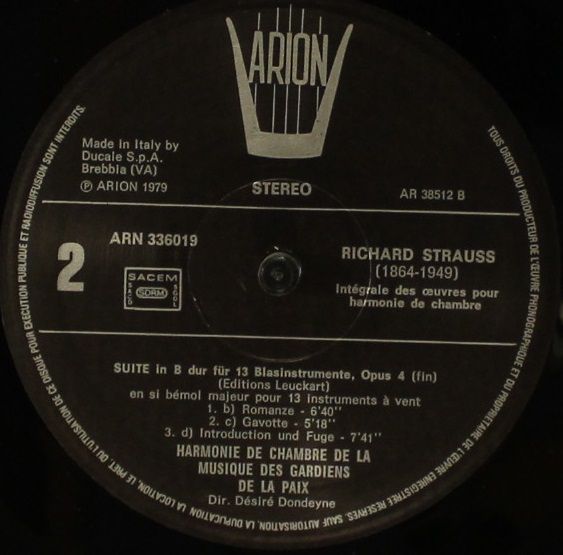 ARION ARN 336019 - Richard Strauss - Intégrale Des Oeuvres Pour - Image 10