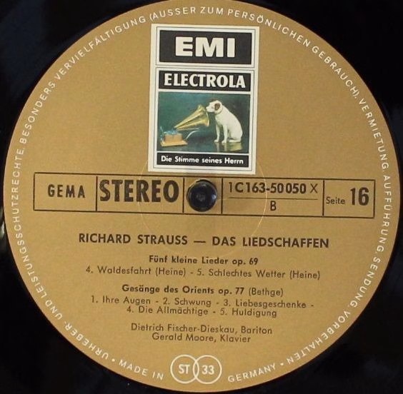 Die Stimme Seines Herrn 1C 163-50043/51 - Richard Strauss, Dietr - Image 17