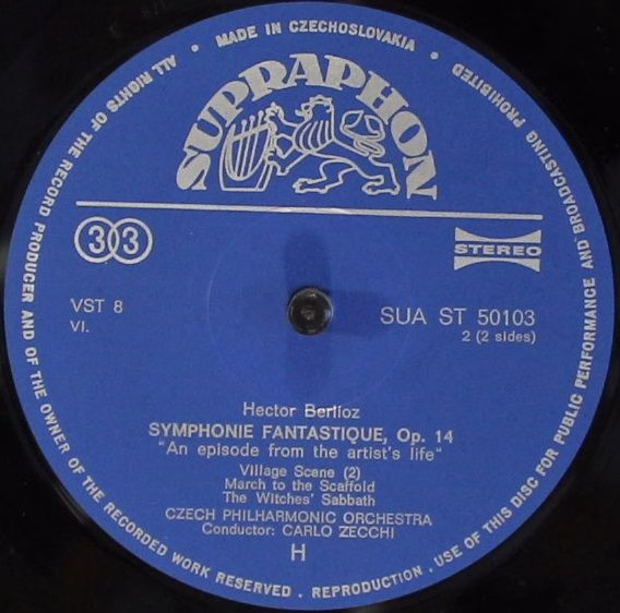 Supraphon SUA ST 50103 - Hector Berlioz, The Czech Philharmonic - Image 4