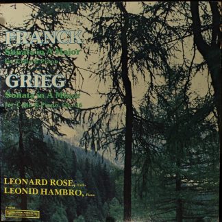 Columbia Special Products P 14164 - César Franck, Edvard Grieg,