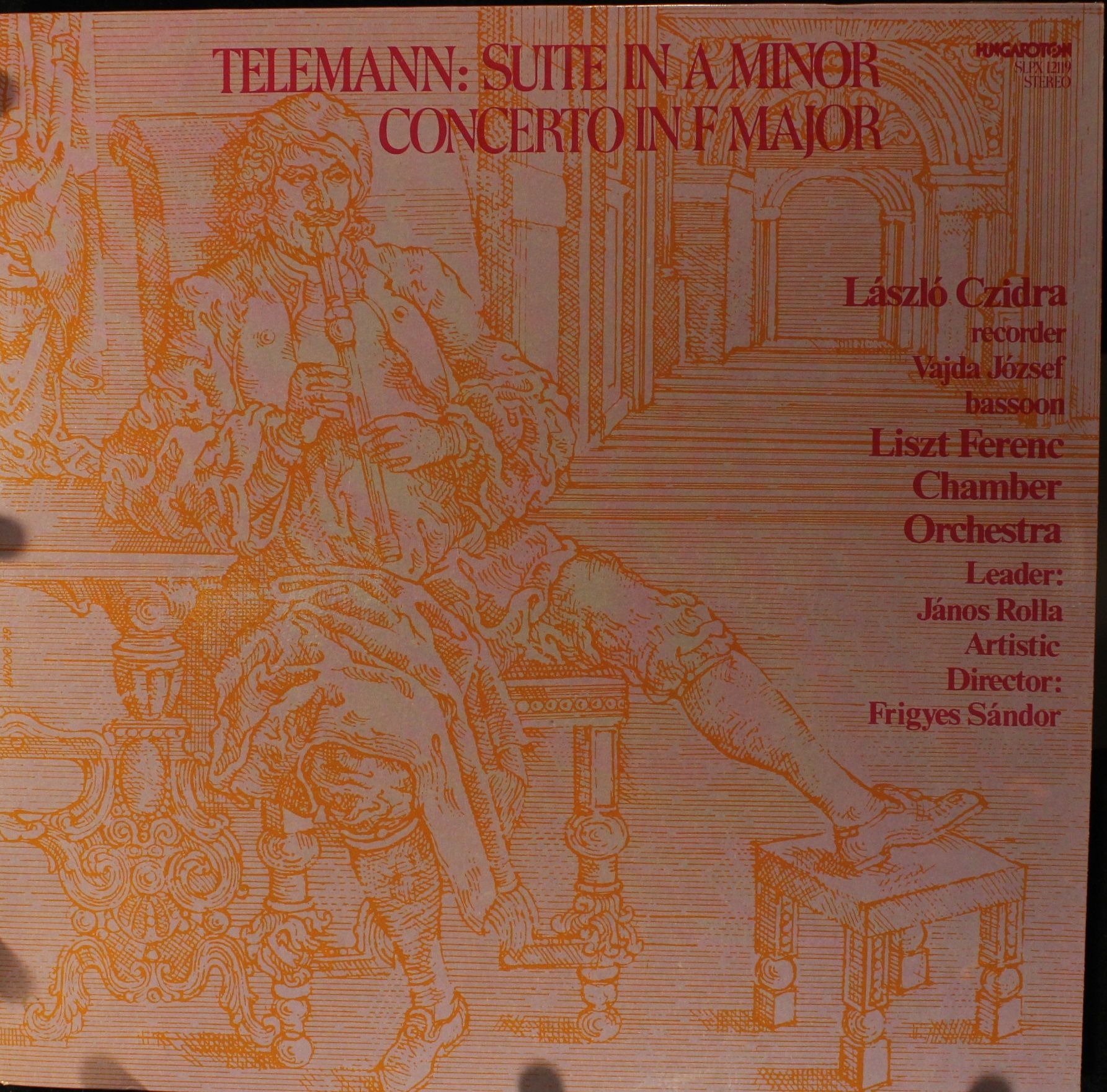 Hungaroton SLPX 12119 - Georg Philipp Telemann, László Czidra, J