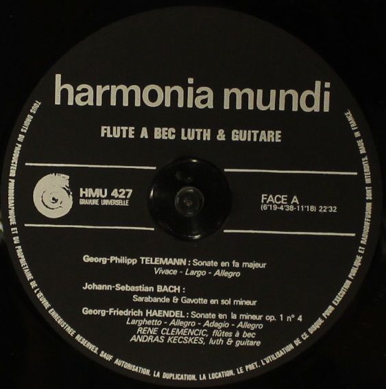 Deller Recordings FSM 53 302 - Johann Sebastian Bach, Georg Frie - Image 5