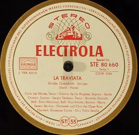 Electrola STE 80660 - Victoria De Los Angeles, Santa Chissari, S - Image 4