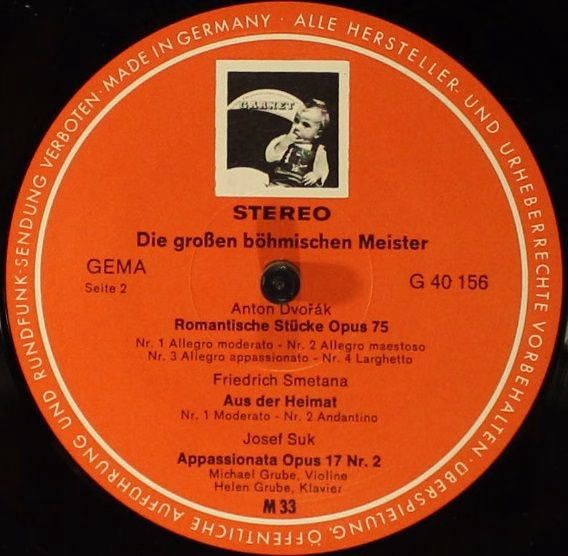 Garnet G40156 - Antonín Dvořák, Bedřich Smetana, Josef Suk (2), - Image 4