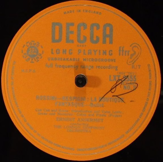 DECCA LXT 2555 - Gioacchino Rossini, Ottorino Respighi, Ernest A - Image 4