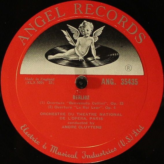 Angel Records 35435 - André Cluytens, Hector Berlioz - Berlioz O - Image 3