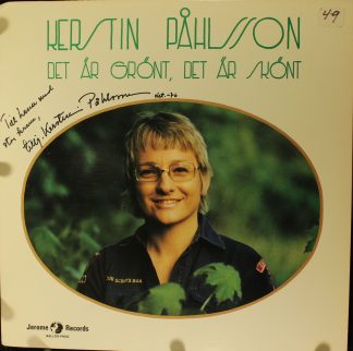 Jerome Records (3) JILP 41 006 - Kerstin Påhlsson - Det Är Grönt