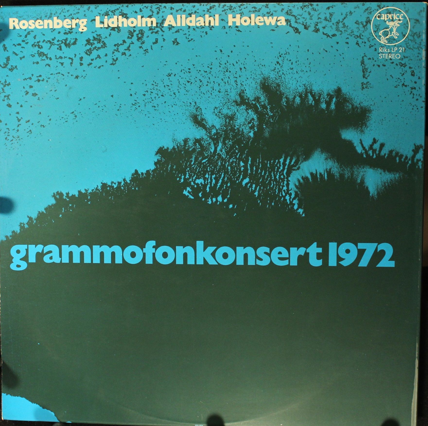 CAPRICE RIKS LP 21 - Hilding Rosenberg, Ingvar Lidholm, Per-Gunn - Image 2