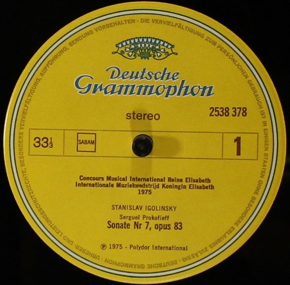 Deutsche Grammophon 2538 378 - Станислав Иголинский, Larry Micha - Image 3
