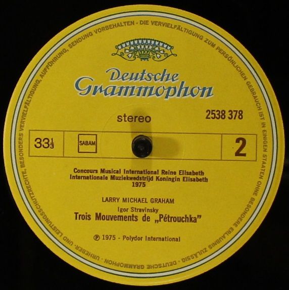 Deutsche Grammophon 2538 378 - Станислав Иголинский, Larry Micha - Image 4