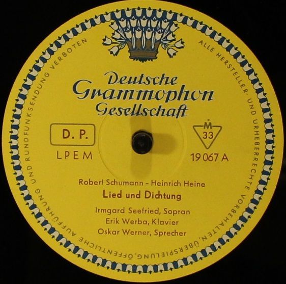 Deutsche Grammophon LPEM 19067 - Robert Schumann, Heinrich Heine - Image 3