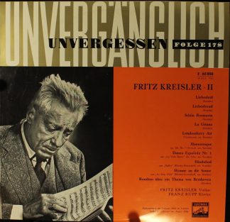 Electrola 60 800 - Fritz Kreisler - Fritz Kreisler - II