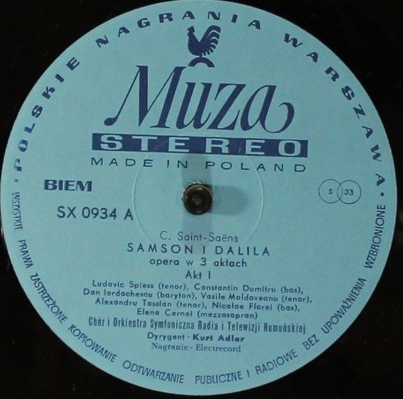 Polskie Nagrania Muza SX 0934 SX0935 SX0936 - Camille Saint-Saën - Image 10